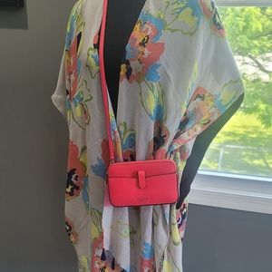 KATE SPADE Fushia Pink Leather Cross-body